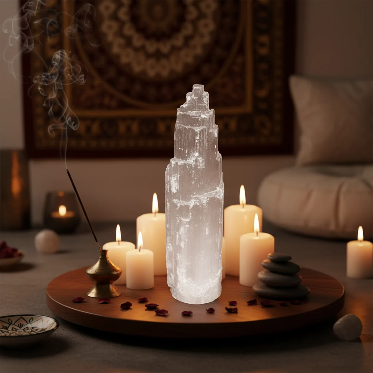 Selenite: cattedrale 15 cm