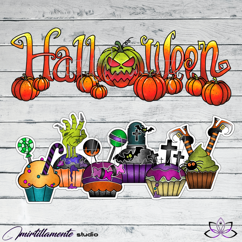 Stickers: Halloween no.3 MIX 2x pcs