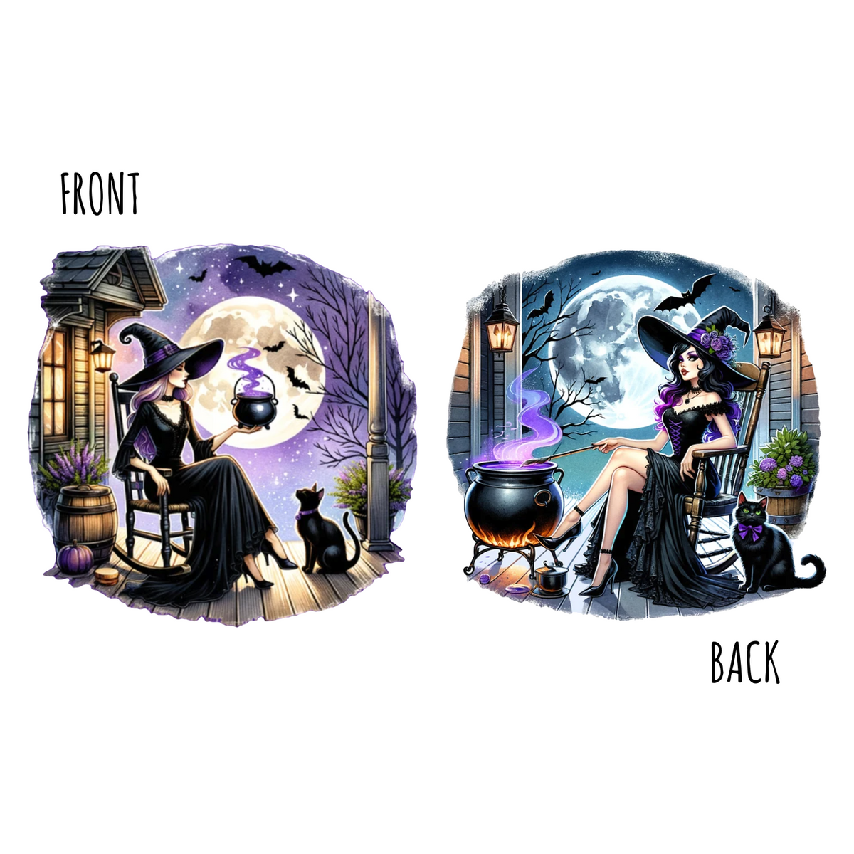 Tazza mug Witch Porch Cauldron Cat