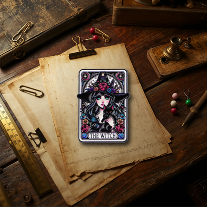 Spilla metallo - The Witch