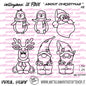 Svario: ABOUT CHRISTMAS no.1 - digital stamp