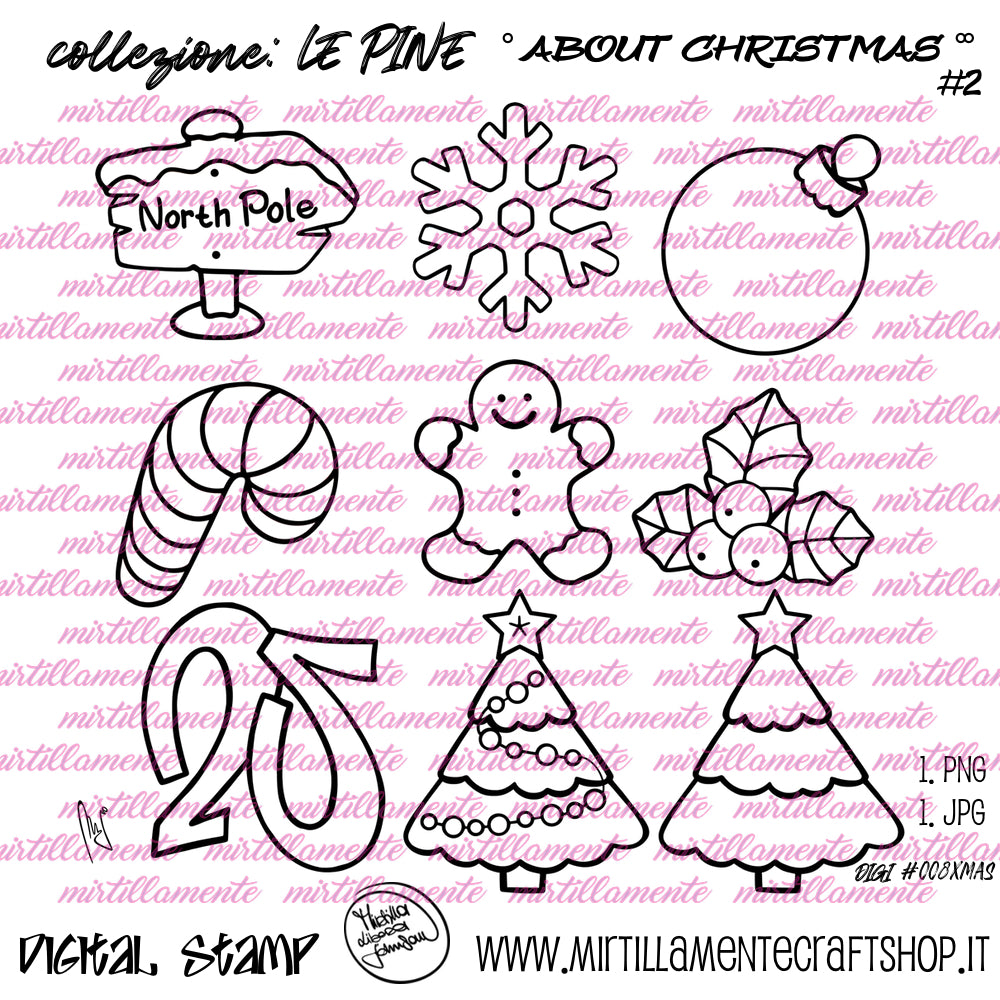 Svario: ABOUT CHRISTMAS no.2 - digital stamp