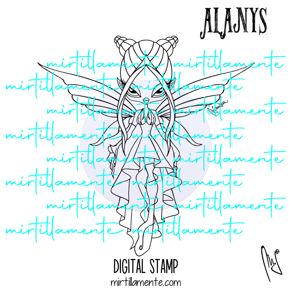 Fairyland: ALANYS - digital stamp