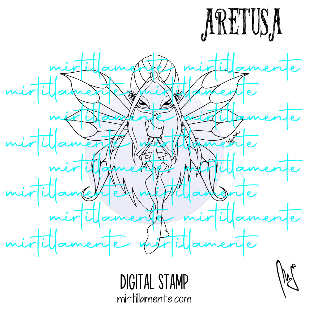 Fairyland: ARETUSA - digital stamp