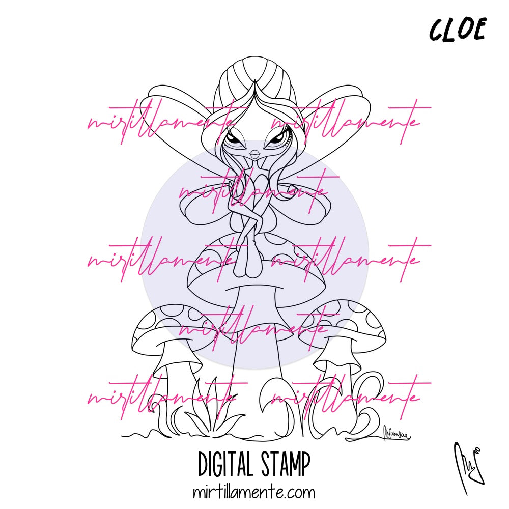 Fairyland: CLOE - digital stamp