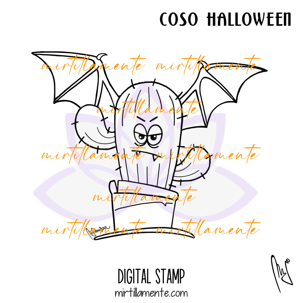 Nature: COSO HALLOWEEN - digital stamp