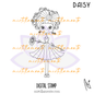 Smiles: DAISY - digital stamp