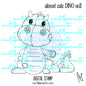 Almost Cute: DINO no.2 - digital stamp