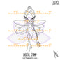 Fairyland: ELVIA - digital stamp