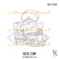 Eat & Drink: FIVE O CLOCK - digital stamp