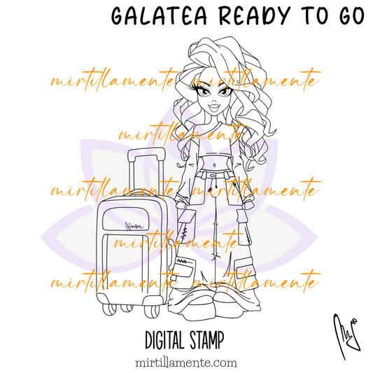 Le Pine: GALATEA READY TO GO - digital stamp