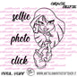 Le Pine: GRACE SELFIE - digital stamp