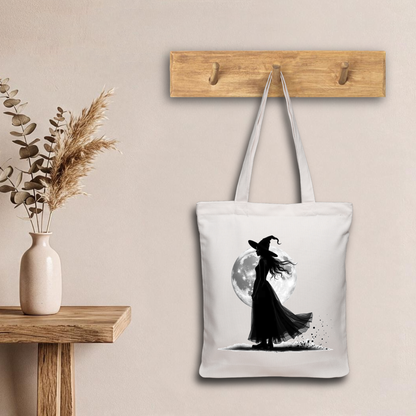 Tote bag Witch Full Moon