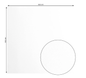 Florence: Cardstock Paper 12x12 inches 200g - White Smooth 25x