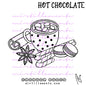 Eat & Drink: HOT CHOCOLATE - digital stamp