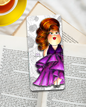 Bookmark Le Gine Collection: WILMA purple