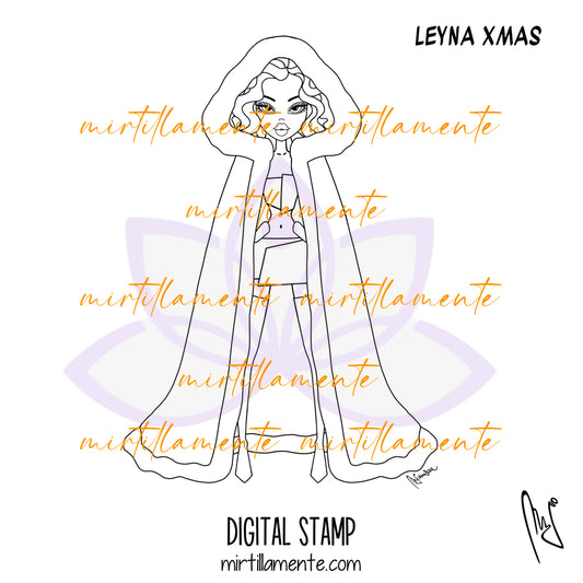 Le Olivie: LEYNA XMAS - digital stamp