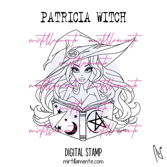 Le Olivie: PATRICIA WITCH - digital stamp