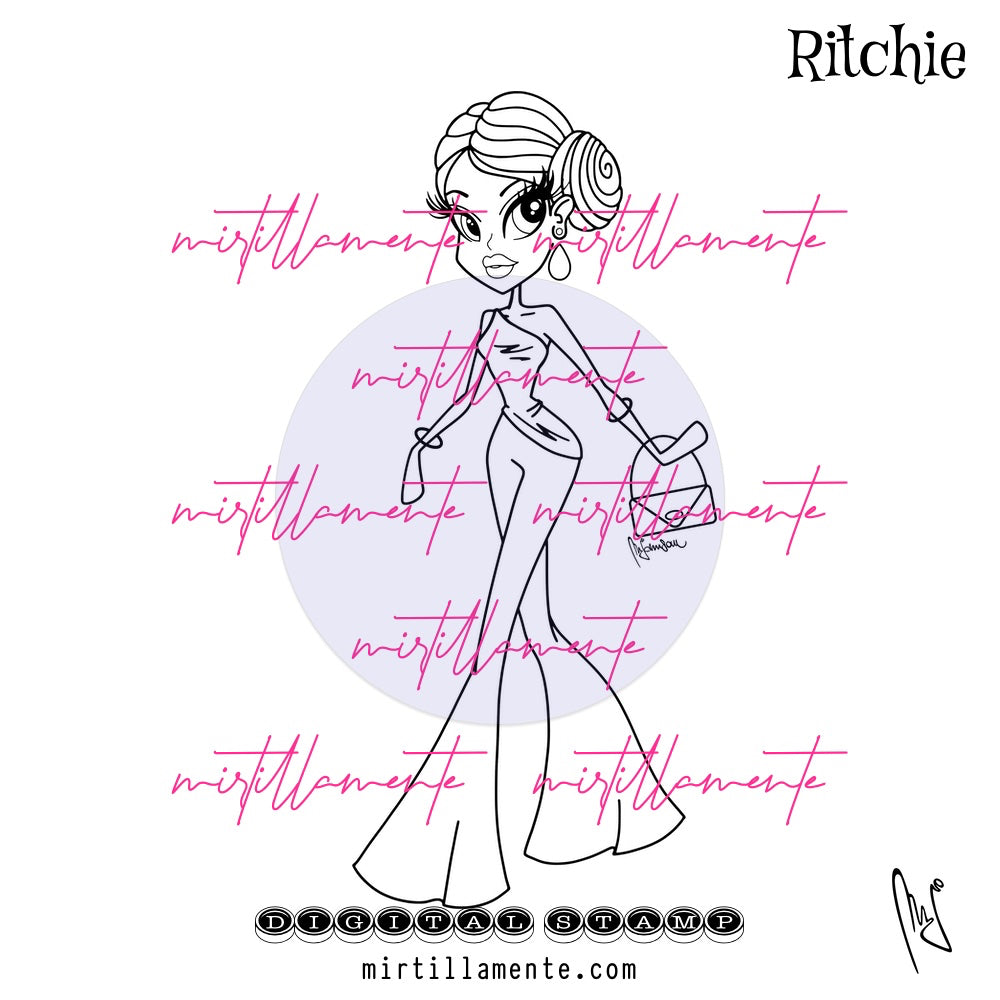 Le Pine: RITCHIE - digital stamp