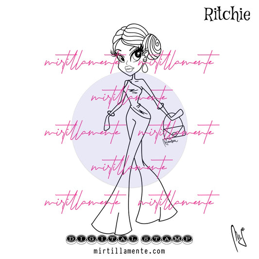 Le Pine: RITCHIE - digital stamp