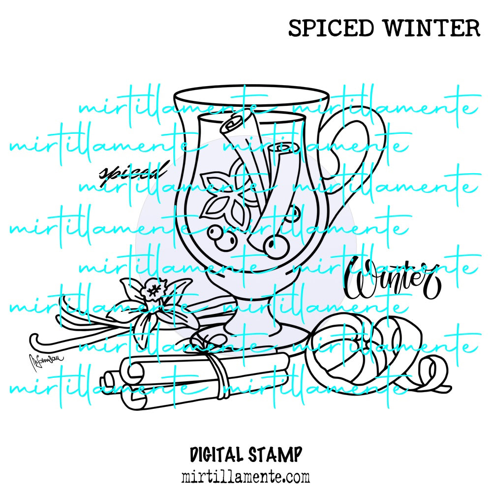 Eat & Drink: SPICED WINTER - digital stamp