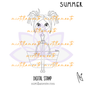 Smiles: SUMMER - digital stamp