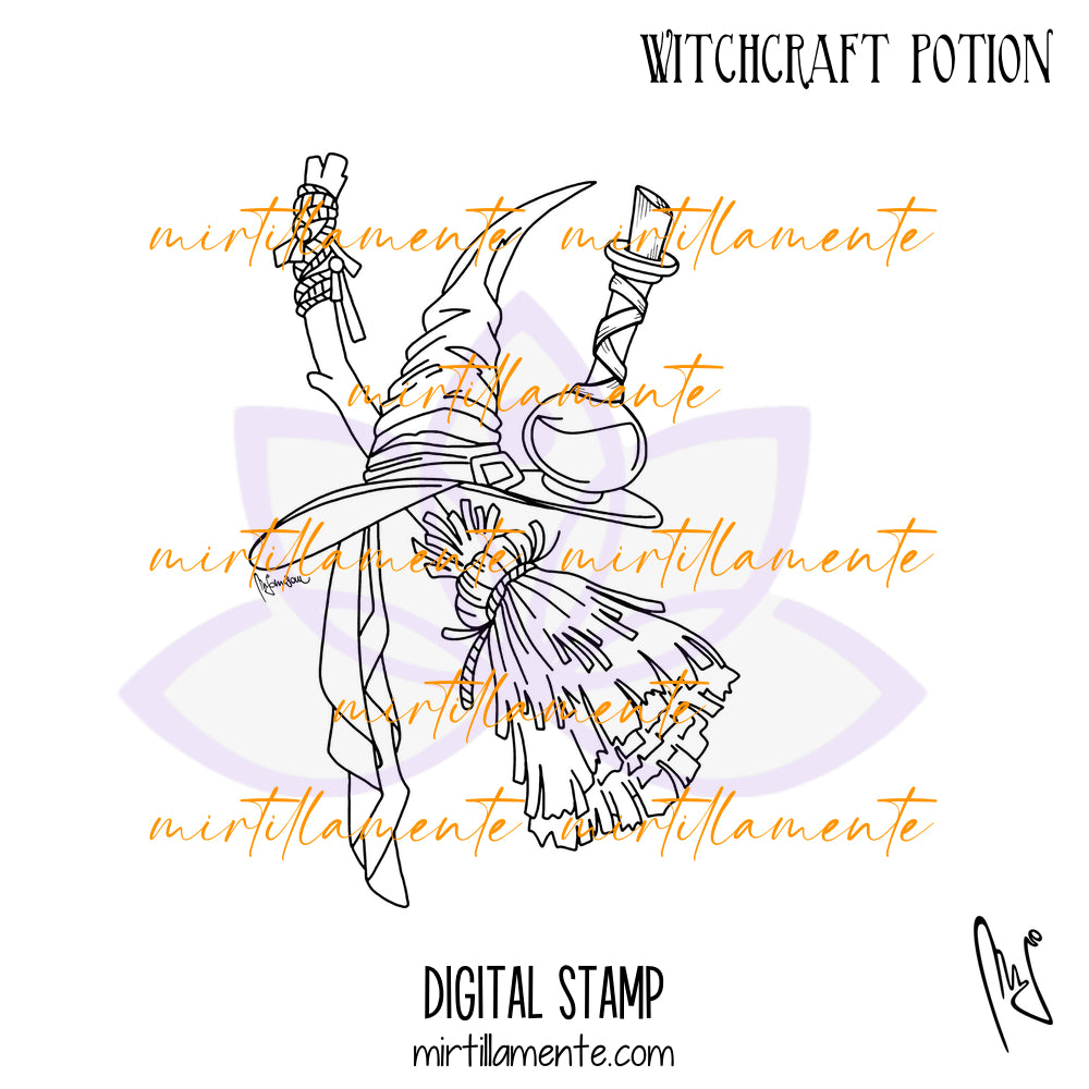 Witchcraft: POTIONS - digital stamp