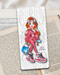 Bookmark Le Pine Collection: ZAHIRA red